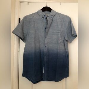 Dip-dye button down shirt